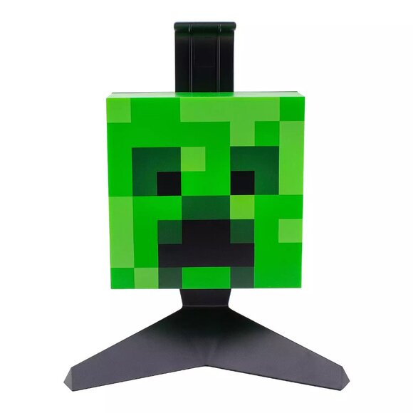Mojang Minecraft Creeper Head Light Headphone Stand Paladone - Picture 3 of 5